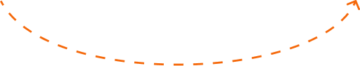 Step flow arrow